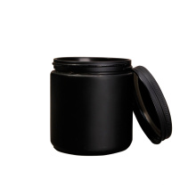 Hot Sale Amber or Matt Black Glass Atmosphere Candle Jars Scented 8oz Multifunctional Straight Soil Sampling Bottle Storage Tank